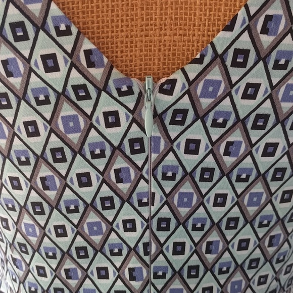 Forever21 Crew Neck Fit & Flare Blue Sundress Sz S - Picture 5 of 7